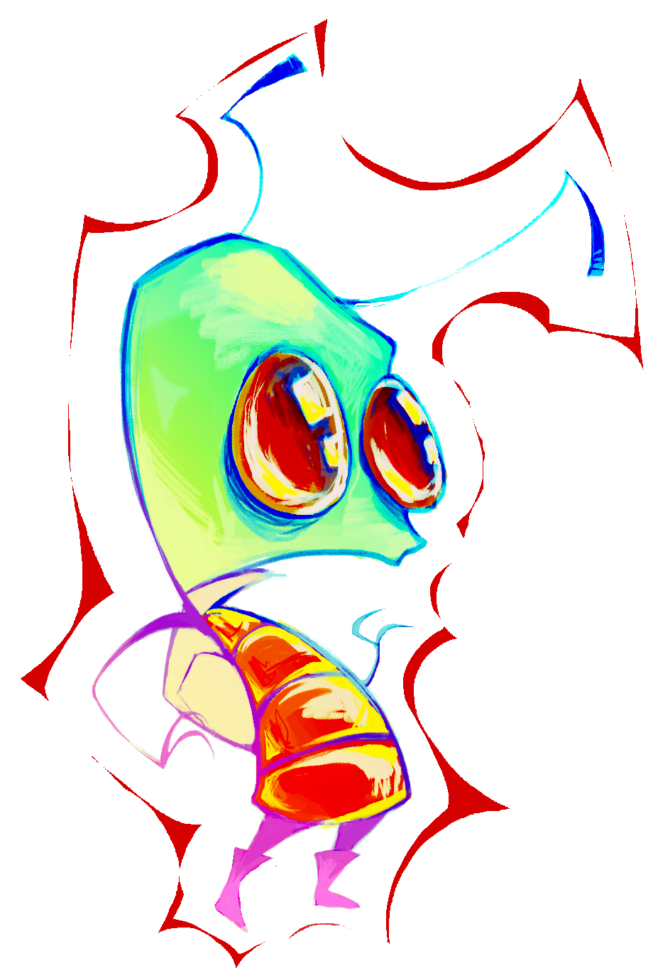 jellyflavoured:  RAINBOW ZIM 