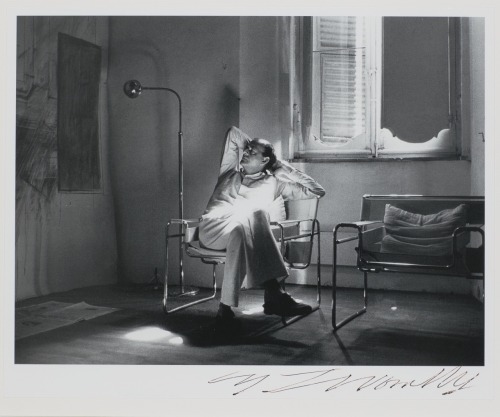 zzzze:Cy TwomblyPORTRAIT OF CY TWOMBLY, 1978silver print, flush mounted to card