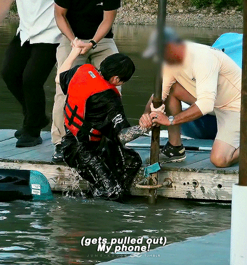 Jungkook Falling Into The Water And The Very First Thing He Asked For After Pulled Out Was His Phone