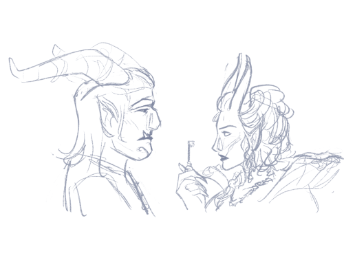 a bunch of old sketches while watching the musketeers, related to my Queen and Consort idea. I loved