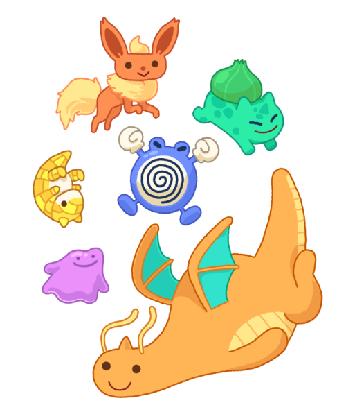stepsoversnails:  stepsoversnails:  I’ve already decided on my Pokémon team for the 3DS release of Red/Blue!  Not long now! 