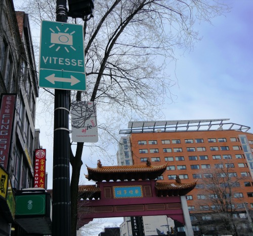 Atelier à ciel ouvert dans le qaurtier chinois et près de l’hôtel de ville. À Montréal