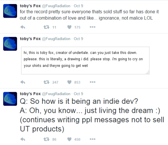 PSA for the undertale fandom since a lot of ya’ll dont seem to know (or care).