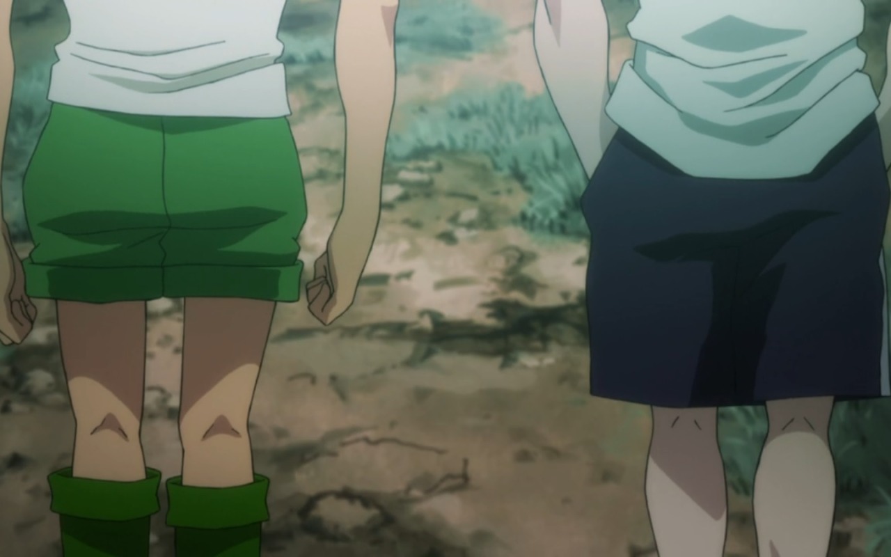 ponta-no-sake:  oi, Hisoka!! stop lookin at their ass!  