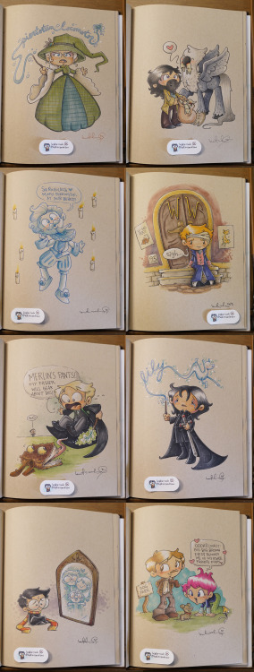 katiecandraw:I started a Harry Potter themed sketchbook for Inktober 2015… I’d planned to spend 10-1