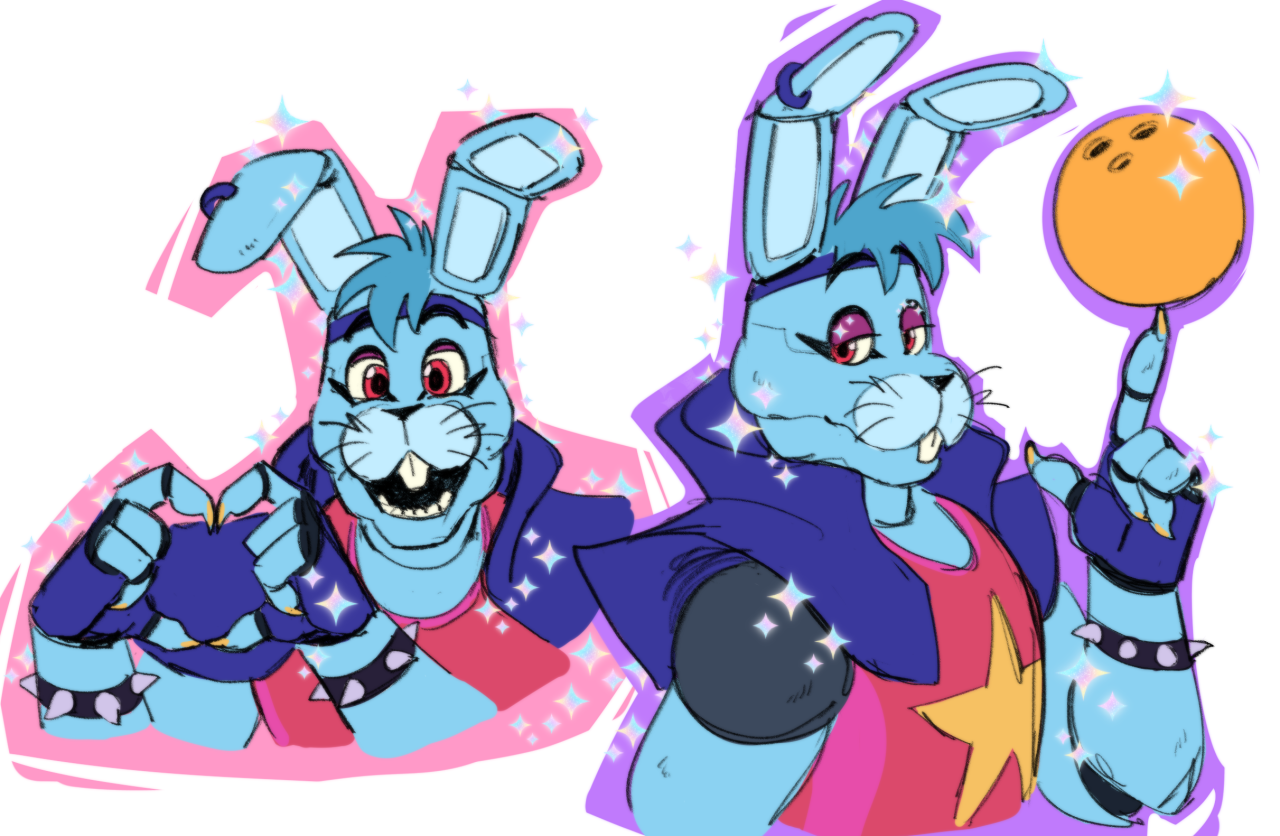 Forever & Ever — slowly learning to draw glamrock bonnie in my