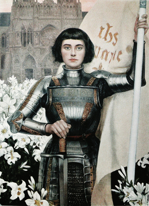 thefugitivesaint:Albert Lynch (1851-1912), ‘Jeanne d'Arc’, “Figaro Illustré