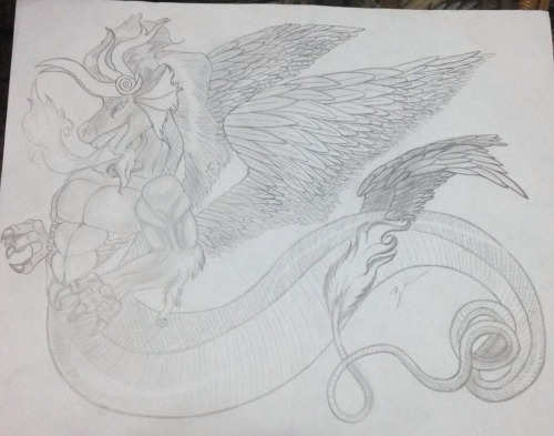Just A Dragon That I Made For My Friend Sorry If I Didn't Published Anything For A While. Bye