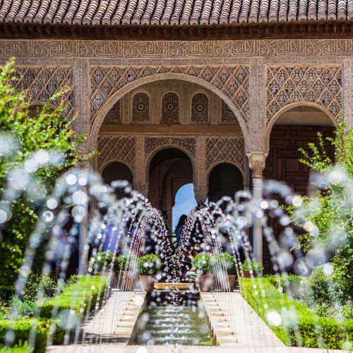 Alhambra gardens, Spain