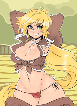 fandoms-females:applejack11h_by_maniacpaint ( CM # 5 - Giddy Up ! )  gawd dam dat AJ~ &lt; |D‘‘‘‘‘‘