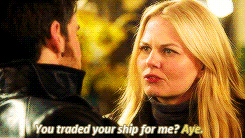 storybrooke:Captain Swan or Outlaw Queen {asked by anonymous & sorryblondie} Captain Swan or Har