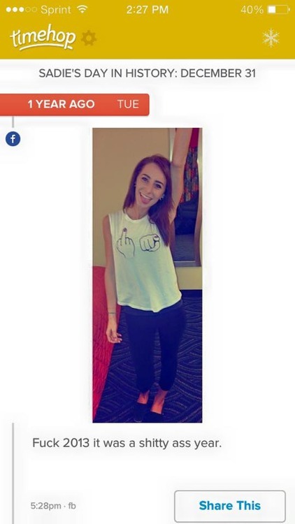 fl0werr-child:  Getting black out drunk tonight because 2014 was a shit year.   