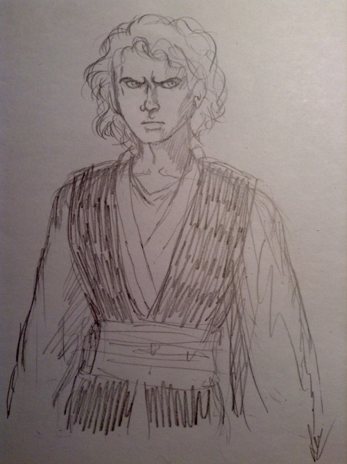 flemme-fatale: anakin sketch for my little sister (shes got a huuuuge crush on him its cute and terr