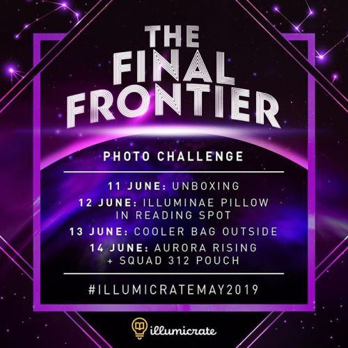 Our May The Final Frontier box photo challenge starts tomorrow! And don’t forget that our readalong 