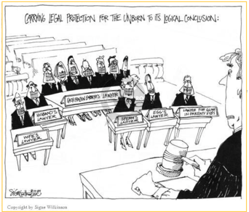 taramurtha: In 1989, political cartoonist Signe Wilkinson predicted the Alabama law that enables jud