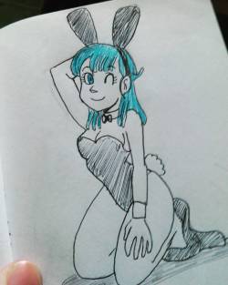 #inktober2015 #bulma #dragonballz  Halloween is coming and that makes me happy :)