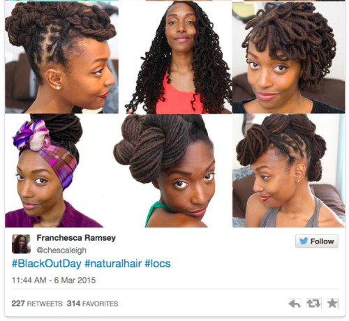 micdotcom:If you weren’t moved by #BlackOutDay, you might want to check your pulse. Even the racist white backlash was rebuffed in the best possible way.