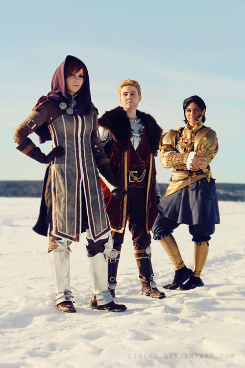 lirlys:Ah, I’m so happy we had this group♥ —and hopefully more DA:I cosplays comi