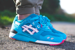sweetsoles:  PYS x Asics Gel Lyte III ‘Teal Dragon’ (by willholmes94) 