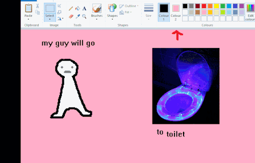 Ms Paint. You Know Her. U Used Her Age 8 To Make Loads Of Rainbow Ovals All Over The Canvas And Then