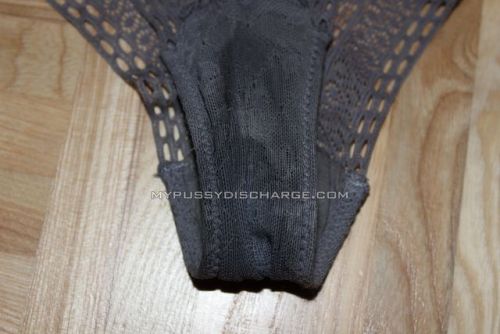 Dirty panties and vaginal discharge close up! Album from mypussydischarge.com