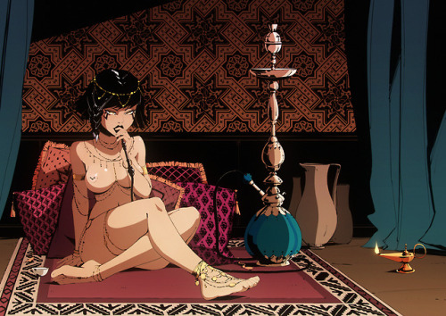 flounsfw: gilded–serpent:  @flounsfw‘s incredible rendition of Aisha.  Thanks so much again!   thank