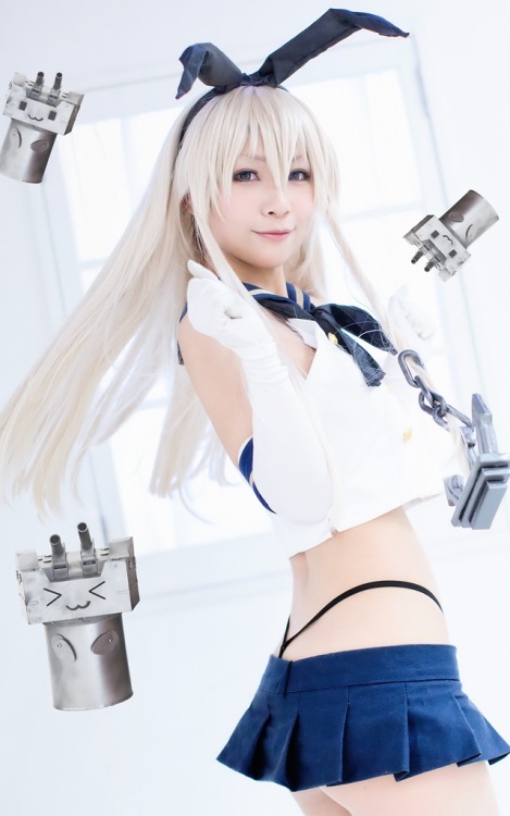 source: @azu9323 &amp; @ketaro_ovn “桜海あずま”Possibly the best shimakaze cosplay. ever. shimakaze serie