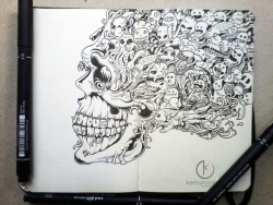 veralynn23:  Moleskine Notebook Art by Kerby Rosanes                                