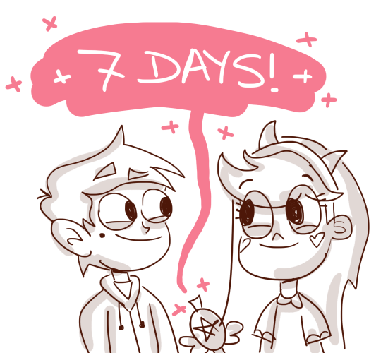 A repost of my doodles for the 10 days countdown until Star VS The Forces of Evil.