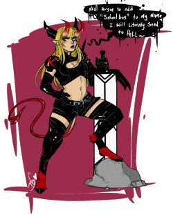 Squidbiscuit:  I Wish Illyana Would Keep Her Darkchylde Hooves And Horns In Her Main