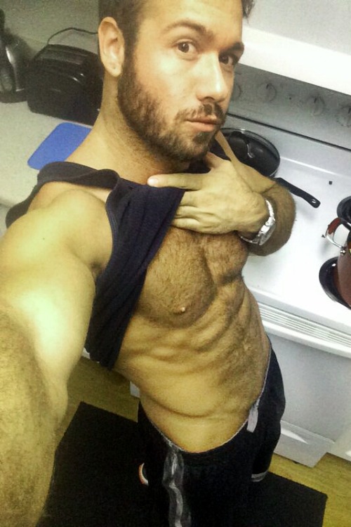 brainjock:  This str8 hairybro could get the business all day! But with a cock like that, I’m sure he is the one doing the giving…bet he be fuckin’ the breaks off some pussy!