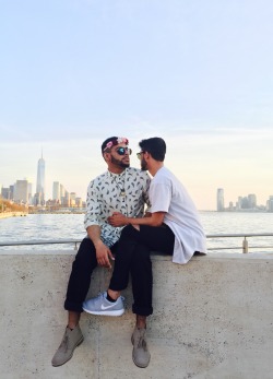 fckyeahblackgaycouples:  JD &amp; Anthony #boys #cute #newyork #gay