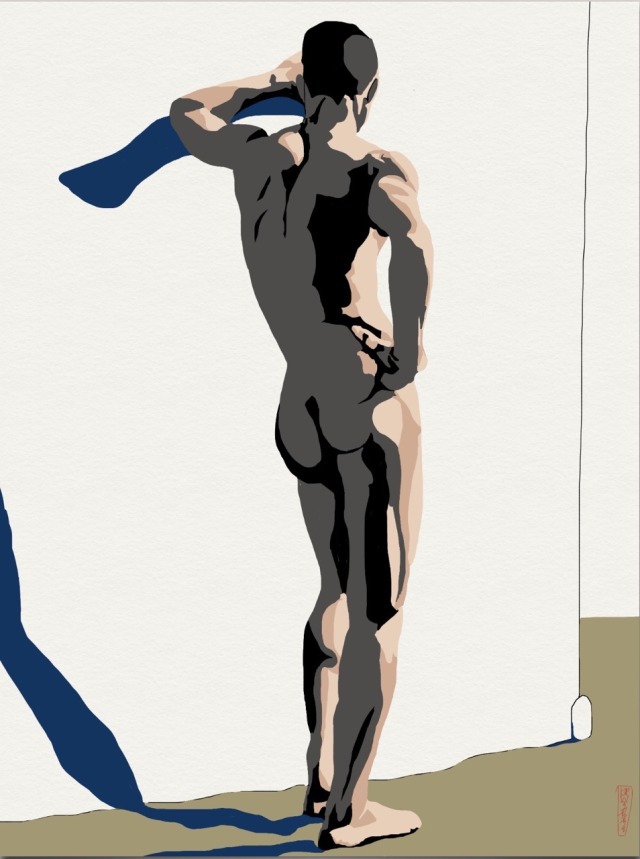kwa56-blog:Shadow study 2: cartoon for acrylic