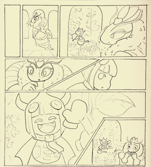 I have this little comic coming up~ a few panels short and uncolored rn, you’ll have to wait a bit f