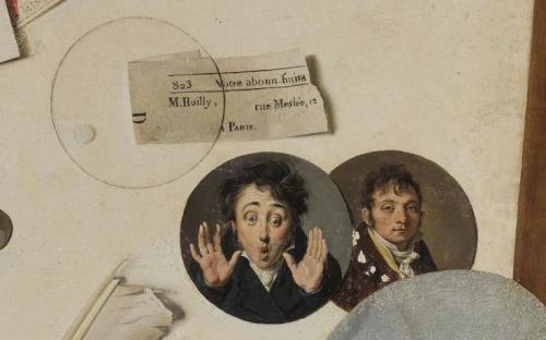 Louis-Léopold Boilly (1761-1845)Trompe l'oeil aux pièces de monnaies (detail)circa 1810