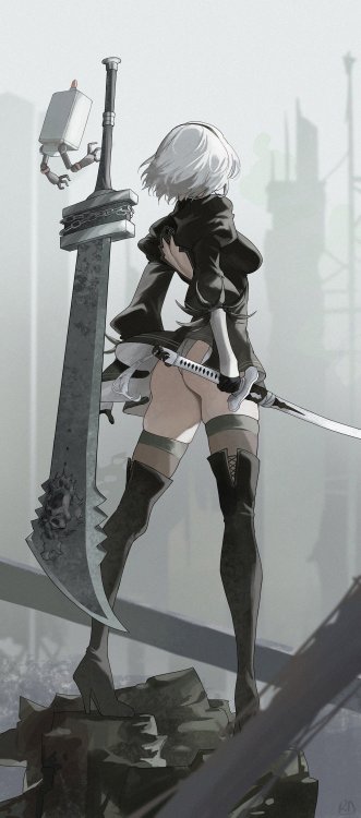 xsirboss:   2B    Ryudraw - COMMISSIONS OPEN@ryudraw porn pictures