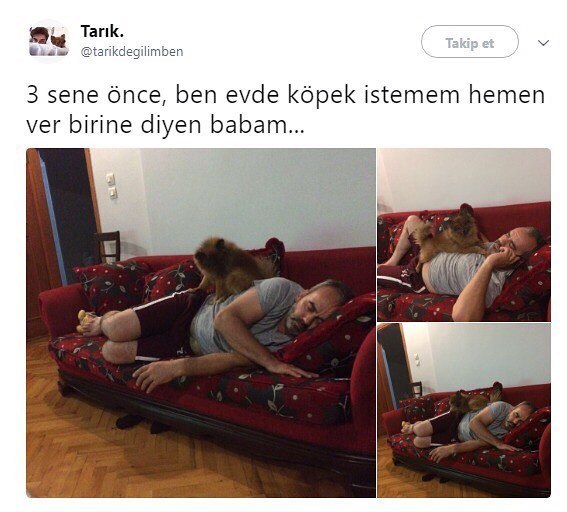 3 sene önce "ben evde...