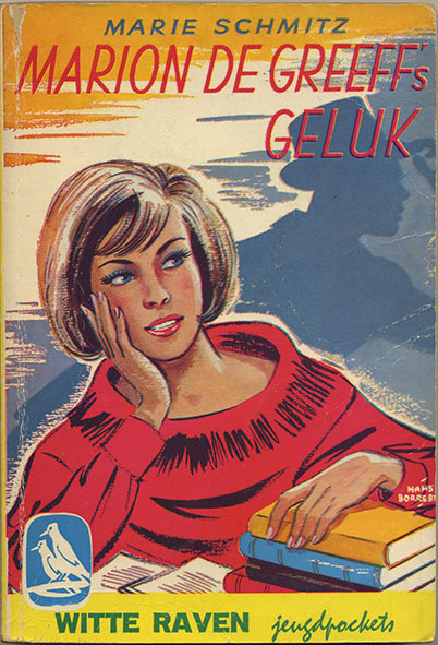 Marion De Greeff’s geluk - vintage paperback cover - illustration bij Hans Borrebach