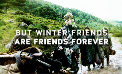 lady-arryn:    A Song of Ice and Fire alphabet:↳  F for Friendship    