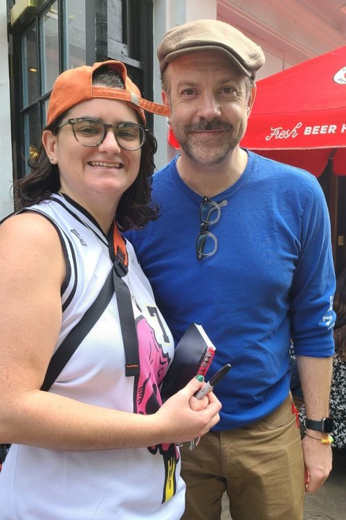 Jason with fans at Richmond.