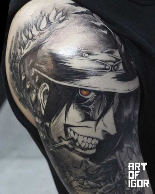 Featured image of post Hellsing Tattoo Design Hellsing tattoo design custom by girlgamer27 on deviantart