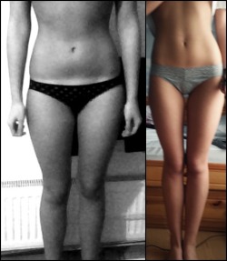 s-u-m-m-e-r-bod:  itisnotadiet:  itisnotadiet:  4 months, guys! 4 FUCKING MONTHS!  cant believe there are so many notes :) ty   HolyMotivation