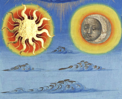 discardingimages: Sun and Moon Vincent of Beauvais, Le Mirouer historial (French translation of Spec