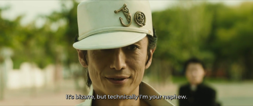 sissel-joestar:Live action jotaro is a gift to the heart &lt;3  Yūsuke Iseya sure had a lot of fun d