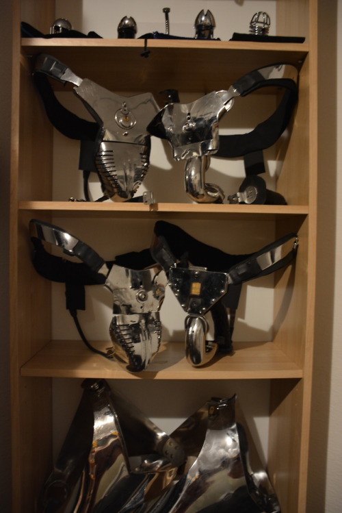 chastyjoker:  Part of my chastity belt collection  Waw