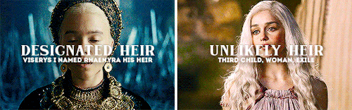 Rhaenyra Targaryen And Daenerys Targaryen + Parallels And Anti-parallels