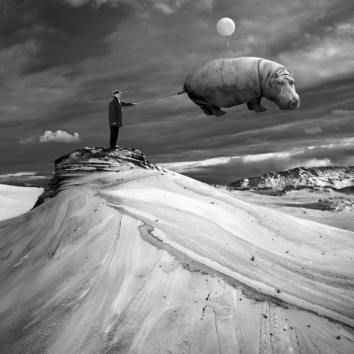 lysmagicsalvation:  f-l-e-u-r-d-e-l-y-s:  Surreal Photo Manipulation By Photographer Dariusz Klimczak Polish photographer Dariusz Klimczak composes dreamlike landscapes that hypnotize with their surprise and weirdness. The photographer’s digital photo