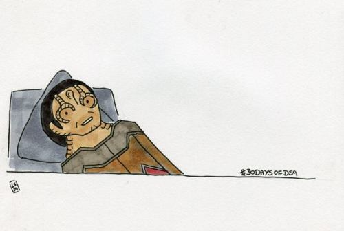 #30DaysofDS9 Day 16 - Best Garak MomentBASHIR: They broke seven of your transverse ribs and fracture