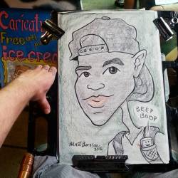 Caricatures at Dairy Delight!  #art #drawing