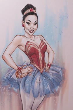 lianahee365:  9.365.2015 Friday January 9 Nearly lost my sh*t tonight..My boyfriend surprised me with a commission of me in my ballerina Wonder Woman costume done by the INCREDIBLE, amazingly, talented J. Scott Campbell. He’s been one of my favorite